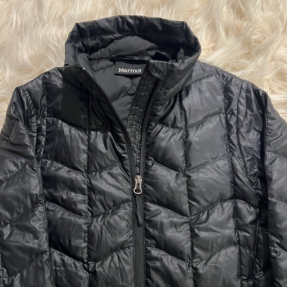 Marmot Black Puffer Jacket Size Extra Small